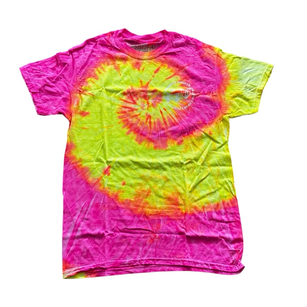 NWOT Men's Baseball Lifestyle Summer Nights Tie Dye Tee Sz Med